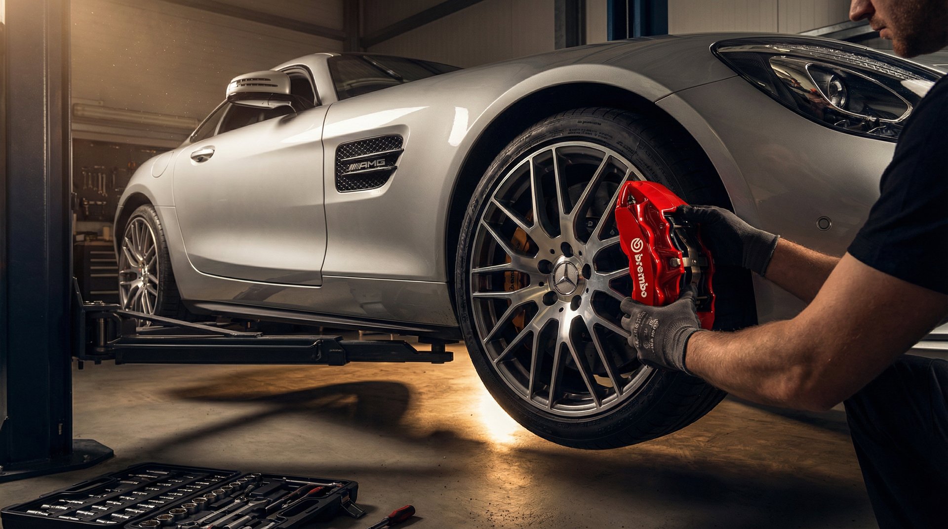 17c一起草修车改装视频-刹车系统升级