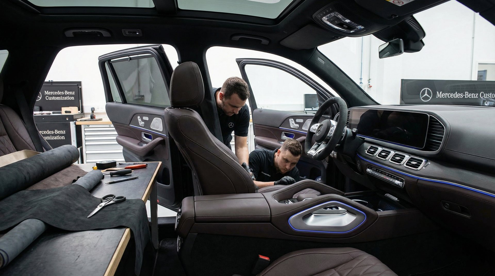 17c一起草修车改装视频-内饰改装