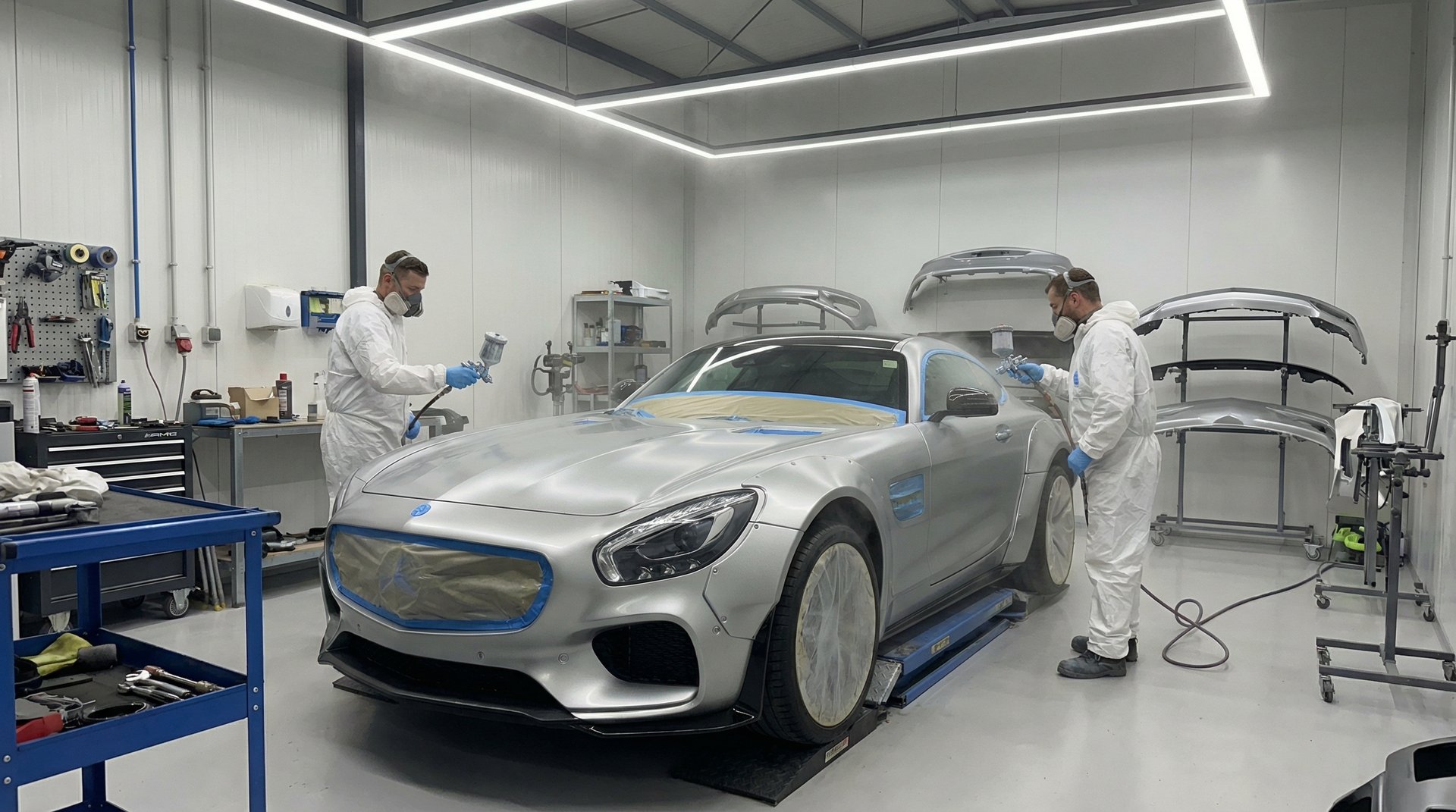 17c一起草修车改装视频-车身套件